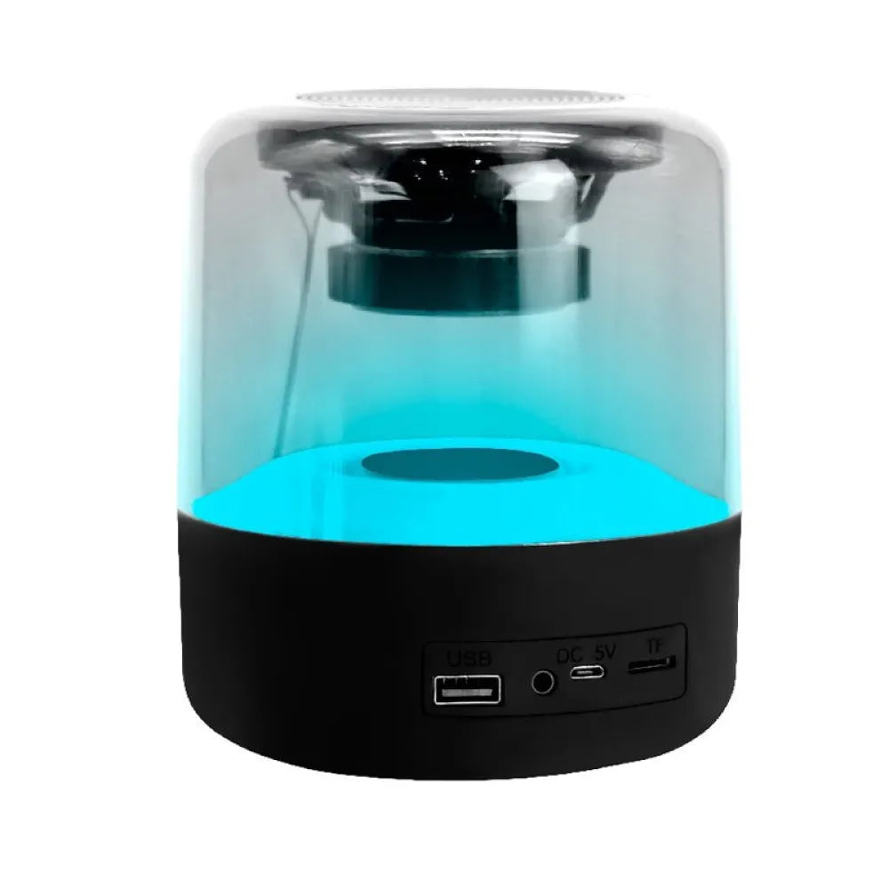 Vibe Geeks Portable Wireless Music Speaker with LED Color Lights- USB Rechargeable-0