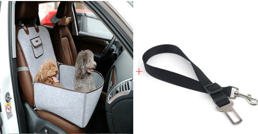 Retro Pet Travel Buddy: Versatile Car Mat & Seat Cushion-3