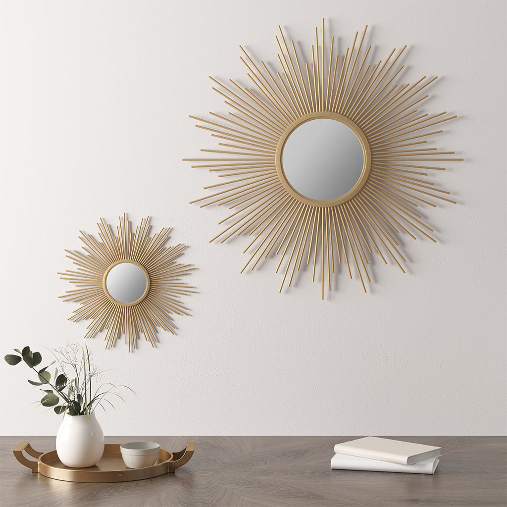 Sunburst Wall Decor Mirror 29.5"D