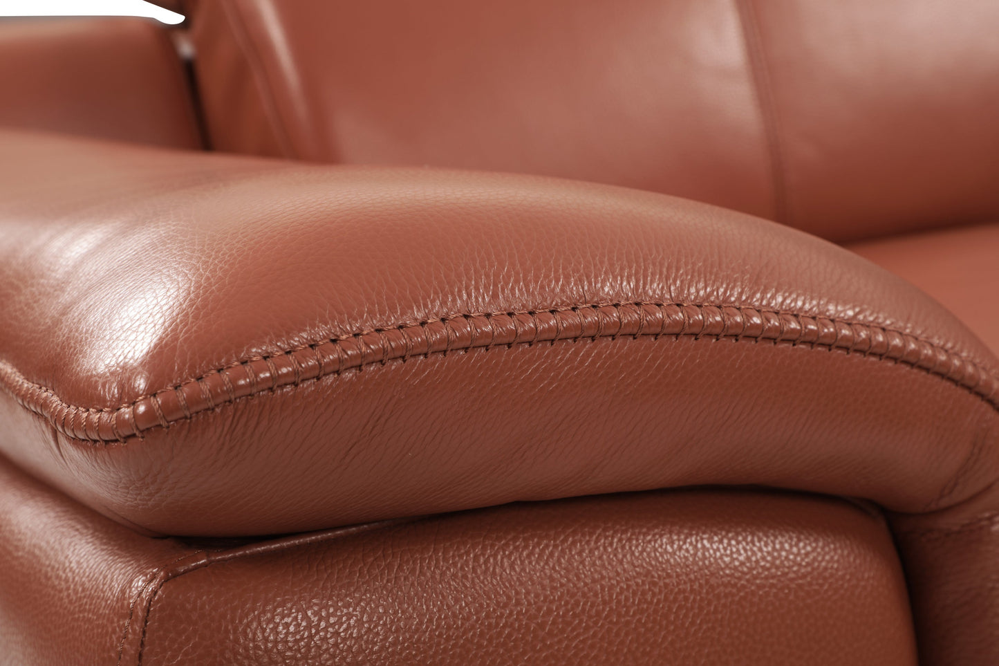 Genuine Italian Leather Power Reclining Sofa-5