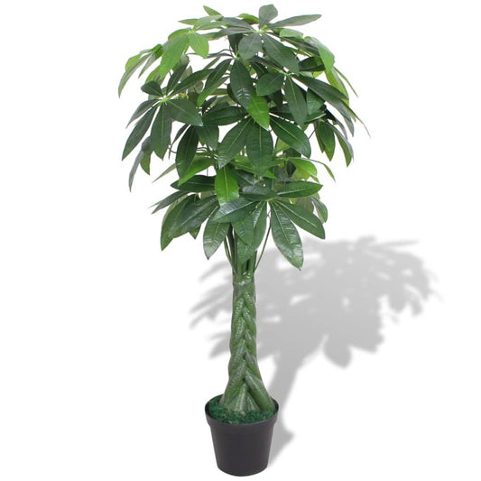 vidaXL Artificial Fortune Tree Plant with Pot 57" Green