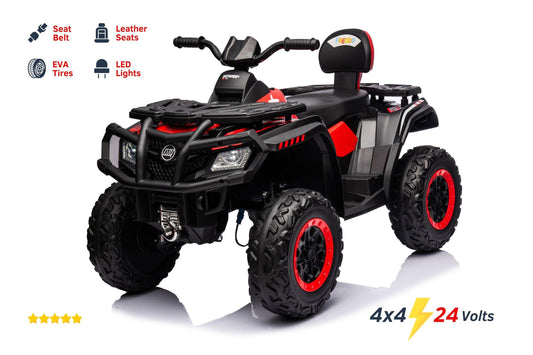 24V 4x4 Freddo Raptor 2 Seater Ride on ATV - DTI Direct USA