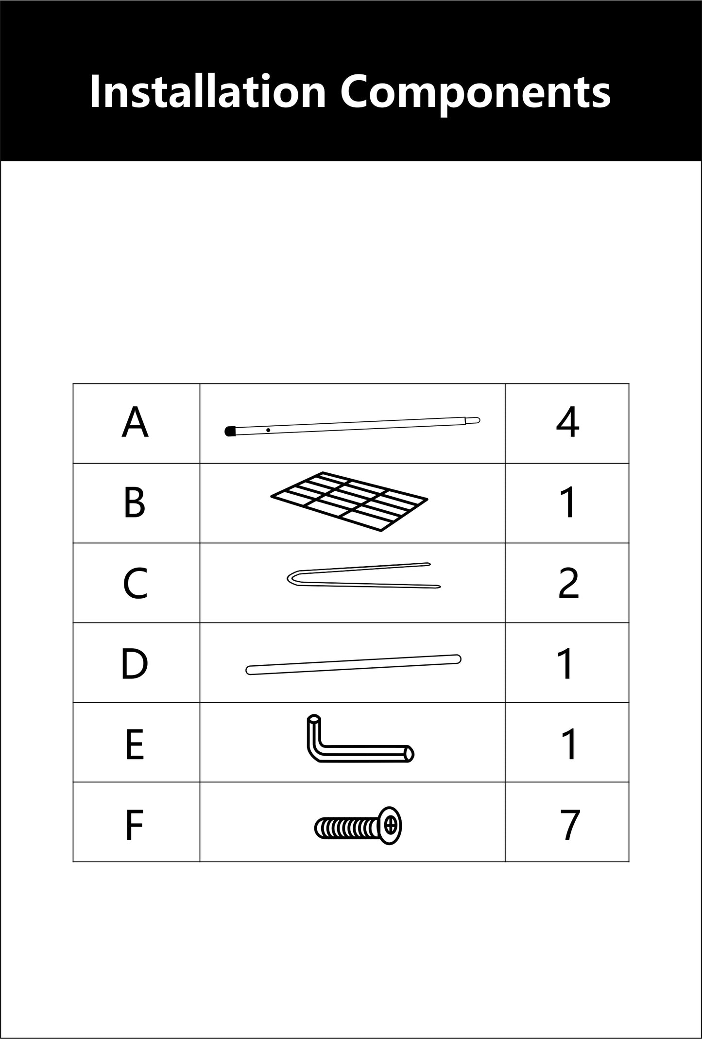 Store level 1 ladder to secure hangers