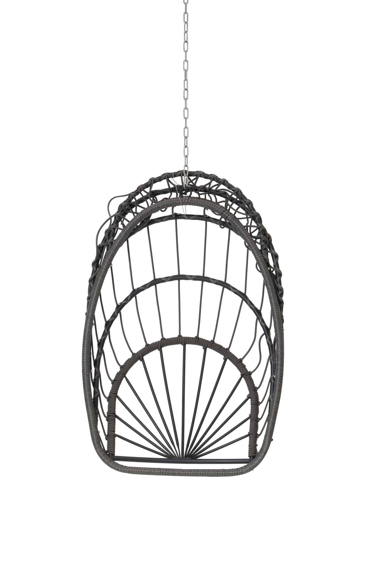 Outdoor Garden Rattan Egg Swing Chair Hanging Chair Wood