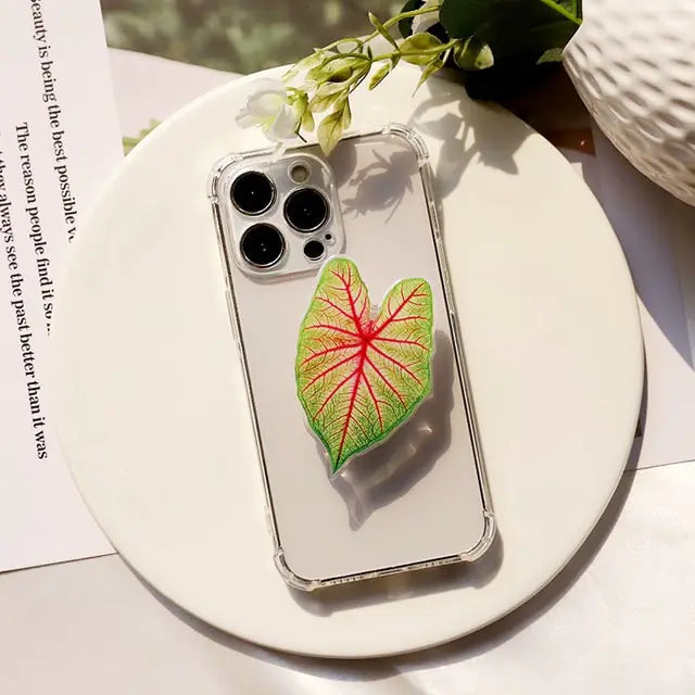 leaf-acrylic-phone-holder