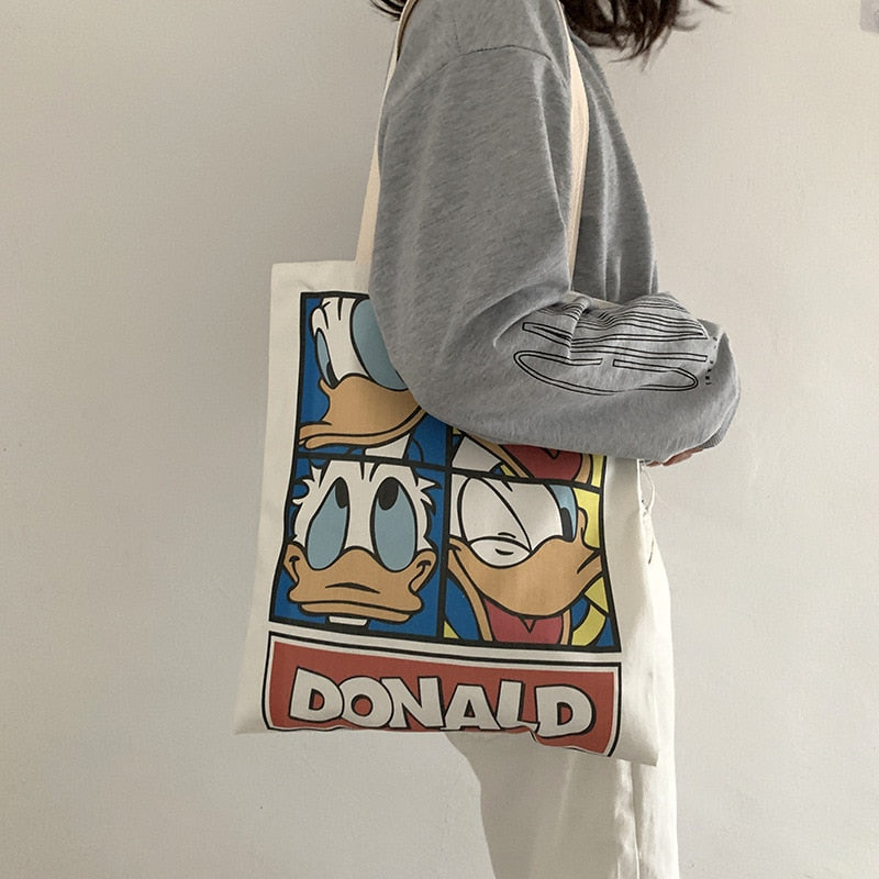 Single-Shoulder Canvas Tote Bags