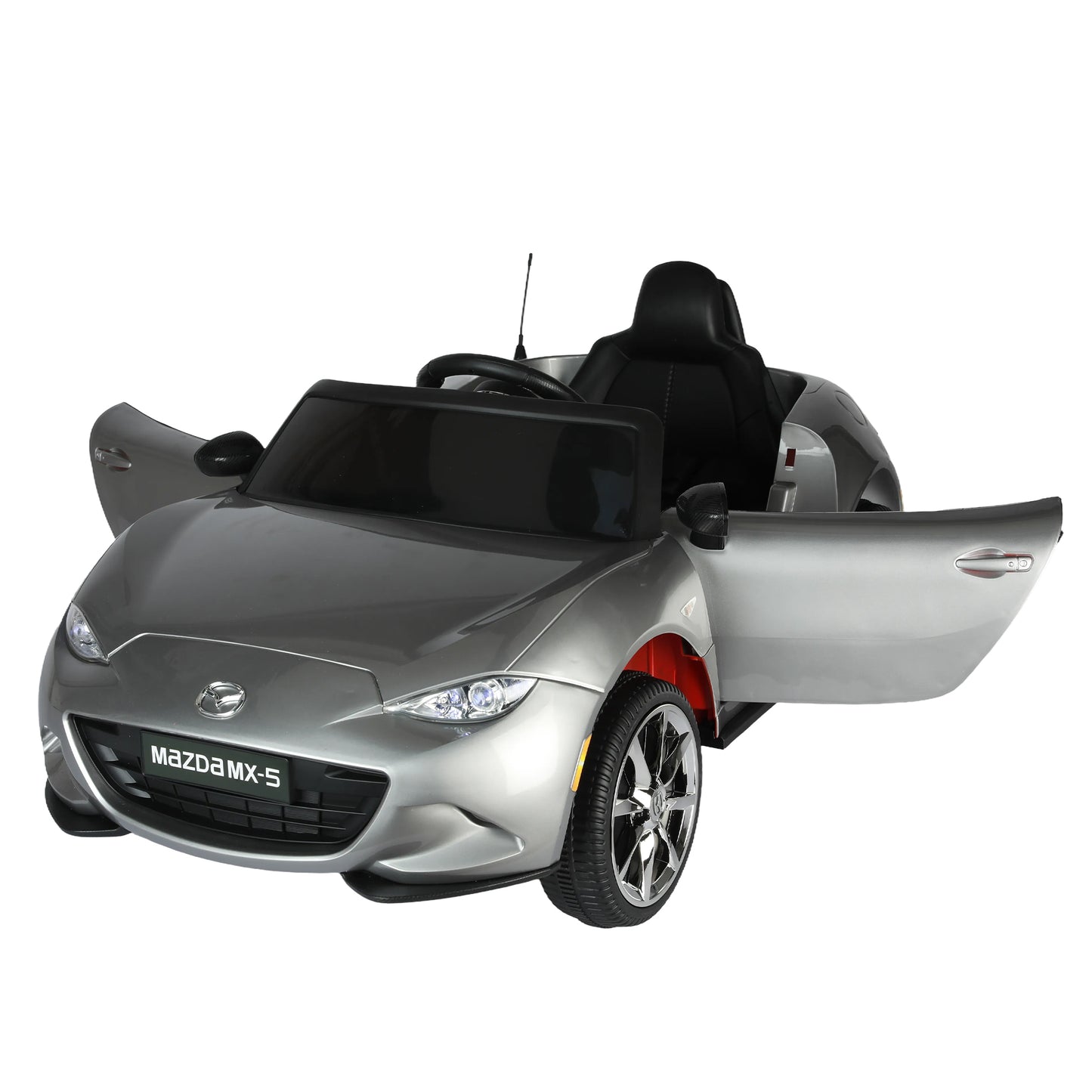 Licensed MAZDA MX-5 RF,12V Kids ride on car 2.4G W/Parents Remote Control,electric car for kids,Three speed adjustable,Power display, USB,MP3 ,Bluetooth,LED light,Two-point safety belt,Painting