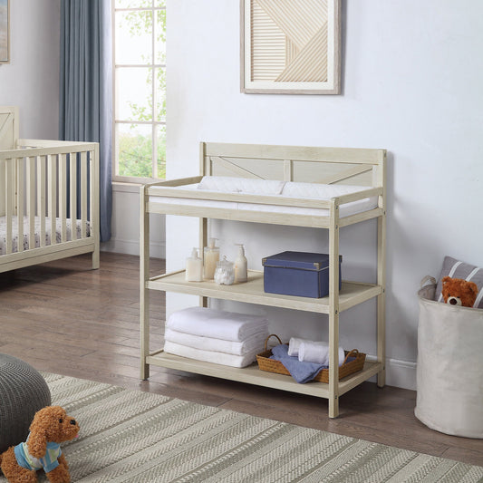 Barnside Changing Table Washed Gray