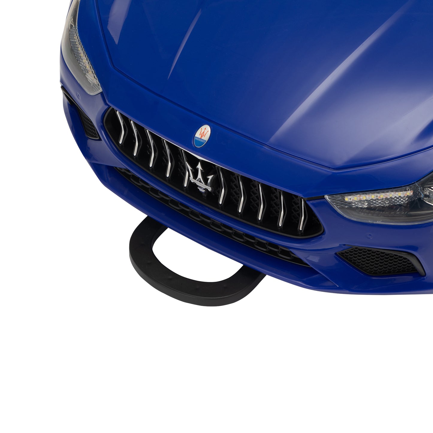 Maserati Ghibli-licensed 12V Kids Ride on Car with Remote Control, Music and Lights,Blue