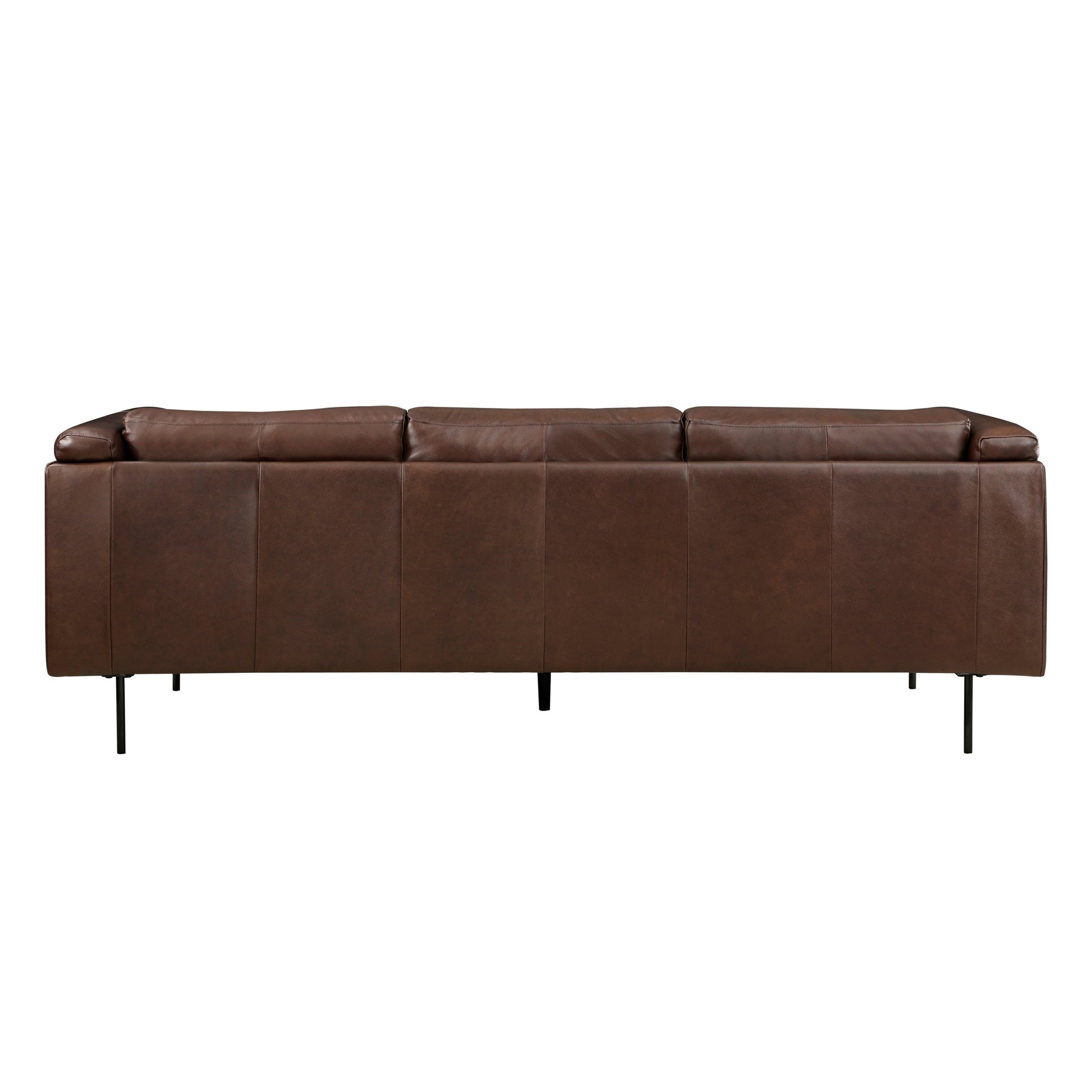 Modern Design Brown Genuine Leather Sofa-2