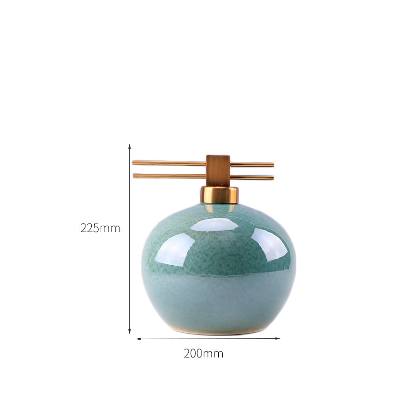 Color: Green, Size: M - Furniture ceramic ornaments