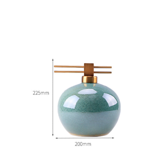 Color: Green, Size: M - Furniture ceramic ornaments