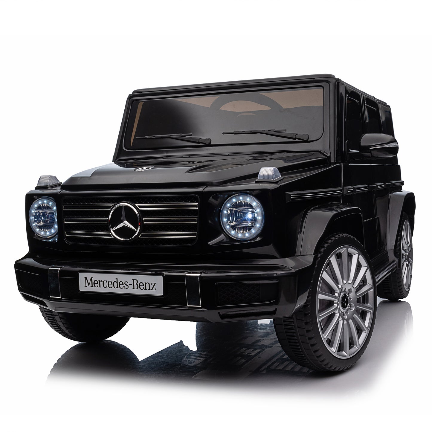 Licensed Mercedes-Benz G500,24V Kids ride on toy 2.4G W/Parents Remote Control,electric car for kids,Three speed adjustable,Power display, USB,MP3 ,Bluetooth,LED light,Three-point safety belt