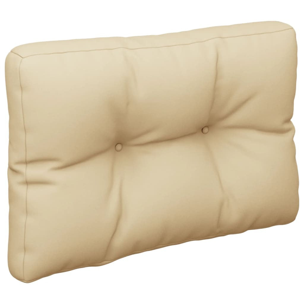 vidaXL Pallet Cushion Beige 23.6"x15.7"x4.7" Fabric