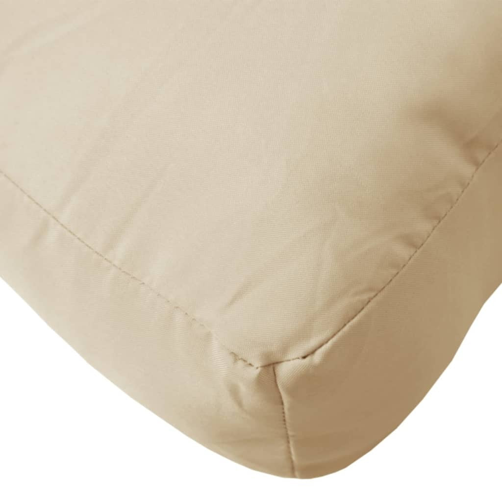 vidaXL Pallet Cushion Beige 23.6"x15.7"x4.7" Fabric