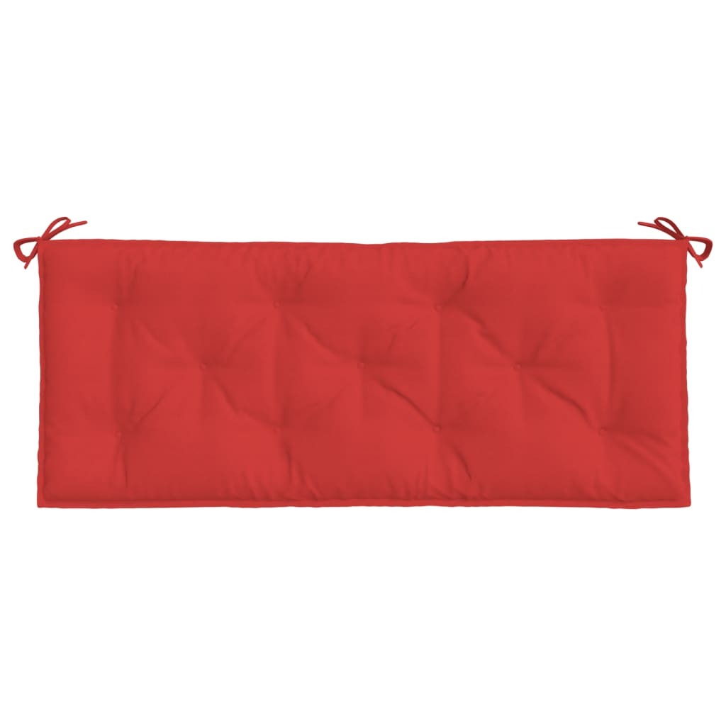 vidaXL Garden Bench Cushion Red 47.2"x(19.7"+19.7")x2.8" Oxford Fabric