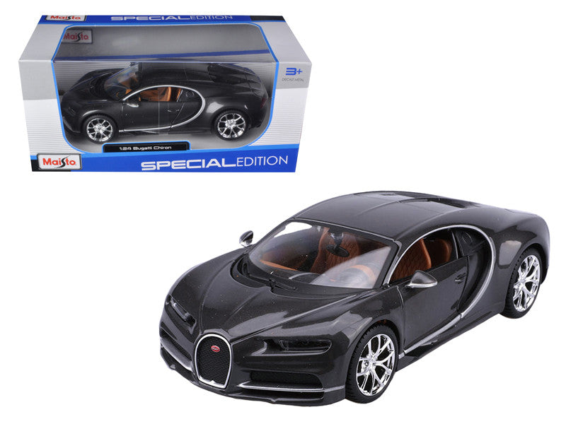 Bugatti Chiron Grey 1/24 Diecast Model Car by Maisto-0