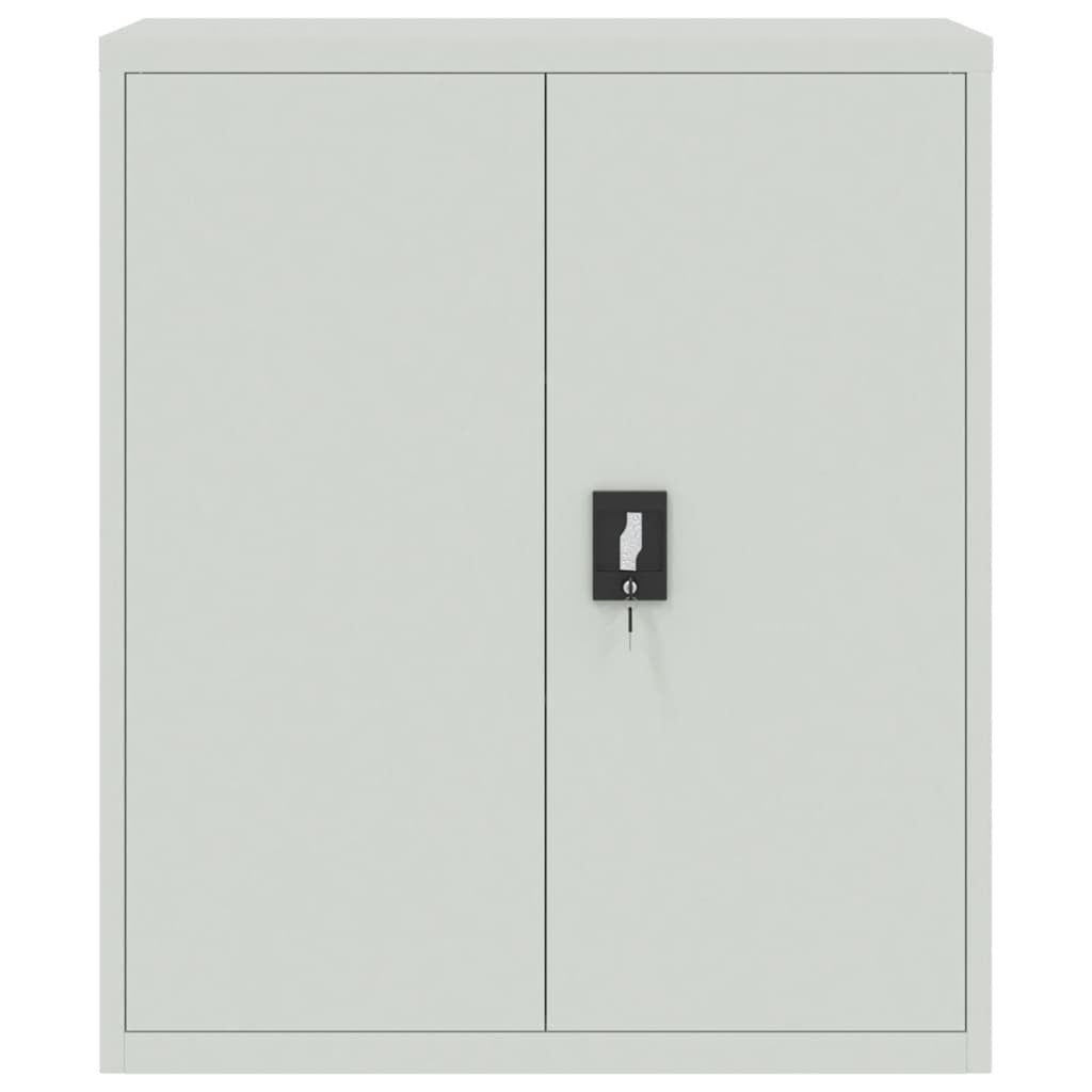 vidaXL File Cabinet Light Gray 35.4"x15.7"x57.1" Steel