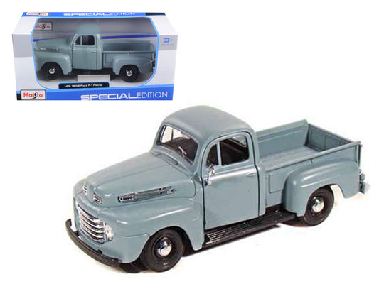 1948 Ford F-1 Pickup Truck Gray 1/25 Diecast Model by Maisto-0