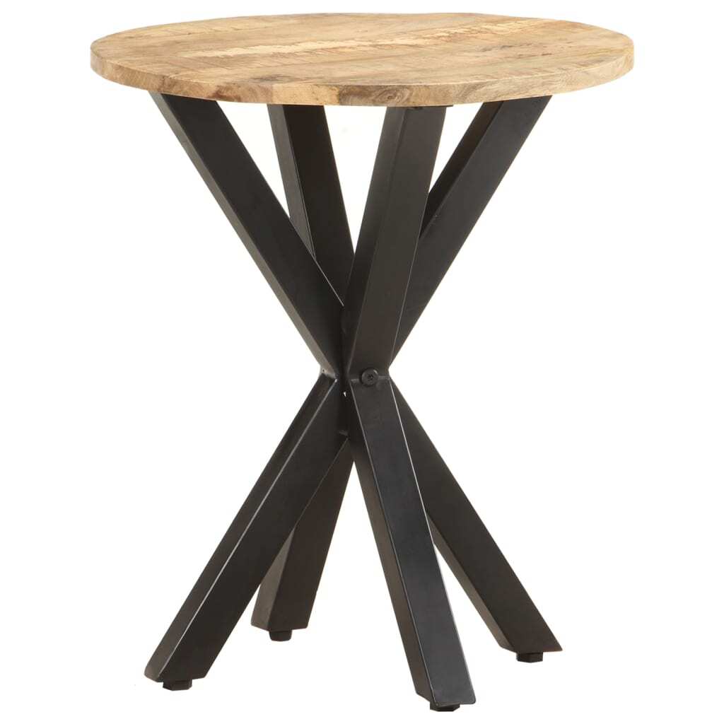 vidaXL Side Table 18.9"x18.9"x22" Solid Mango Wood