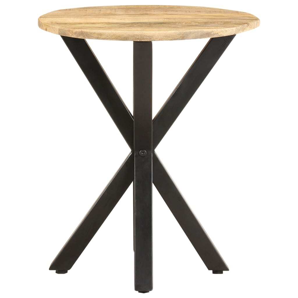 vidaXL Side Table 18.9"x18.9"x22" Solid Mango Wood