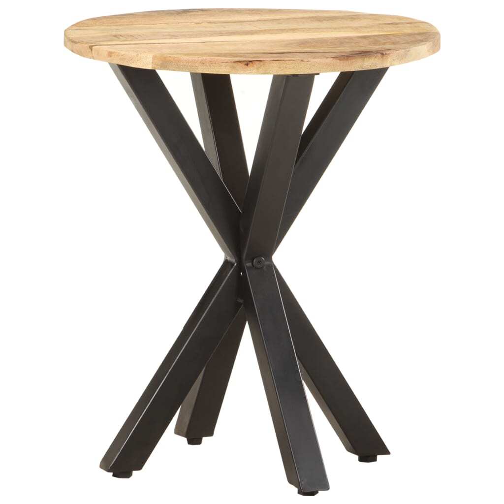 vidaXL Side Table 18.9"x18.9"x22" Solid Mango Wood