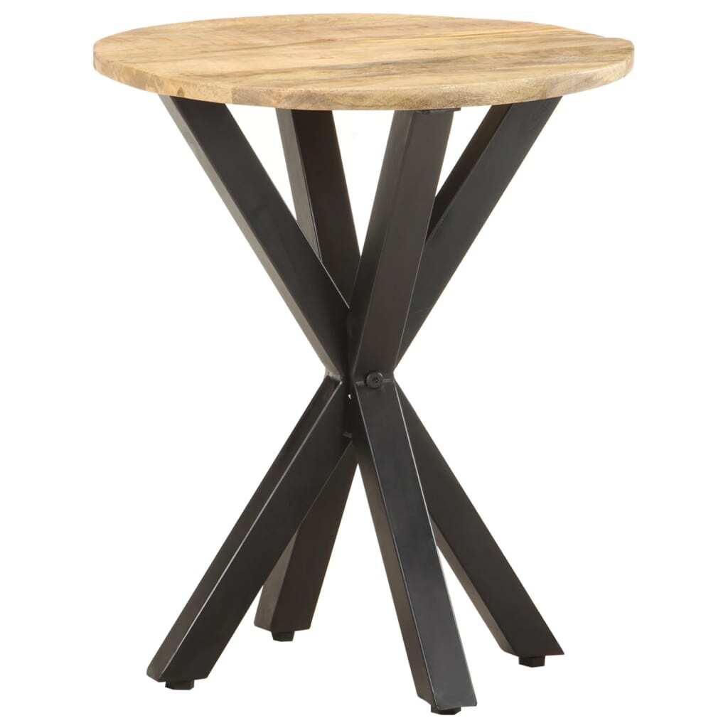 vidaXL Side Table 18.9"x18.9"x22" Solid Mango Wood