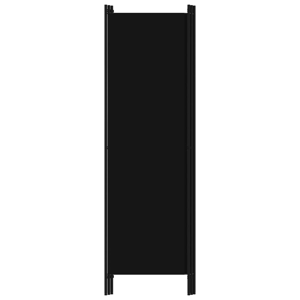 vidaXL 3-Panel Room Divider Black 59.1"x70.9"