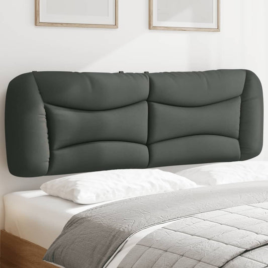 vidaXL Headboard Cushion Dark Gray 60.2" Fabric