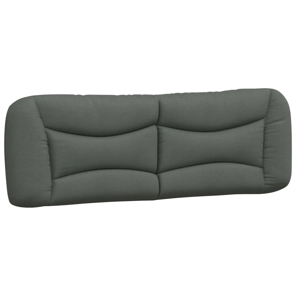 vidaXL Headboard Cushion Dark Gray 60.2" Fabric