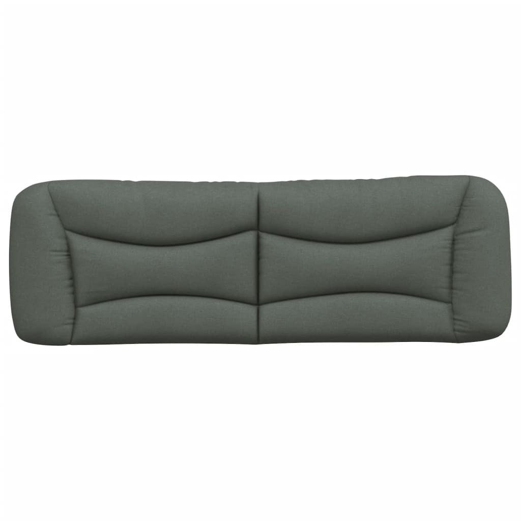 vidaXL Headboard Cushion Dark Gray 60.2" Fabric