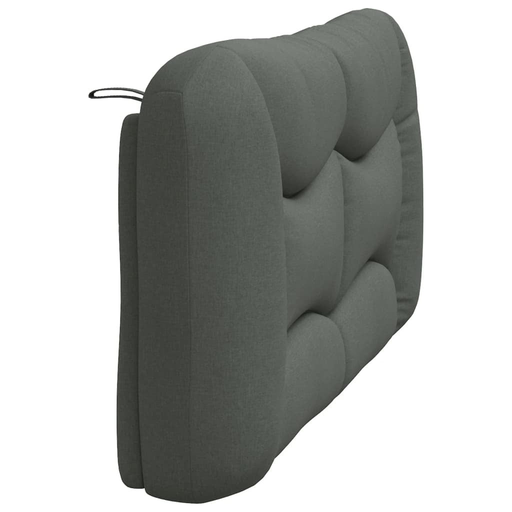 vidaXL Headboard Cushion Dark Gray 60.2" Fabric