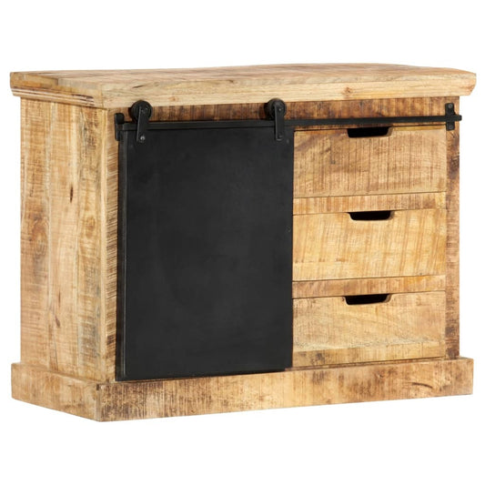 vidaXL Sideboard 31.5"x11.8"x23.6" Solid Mango Wood