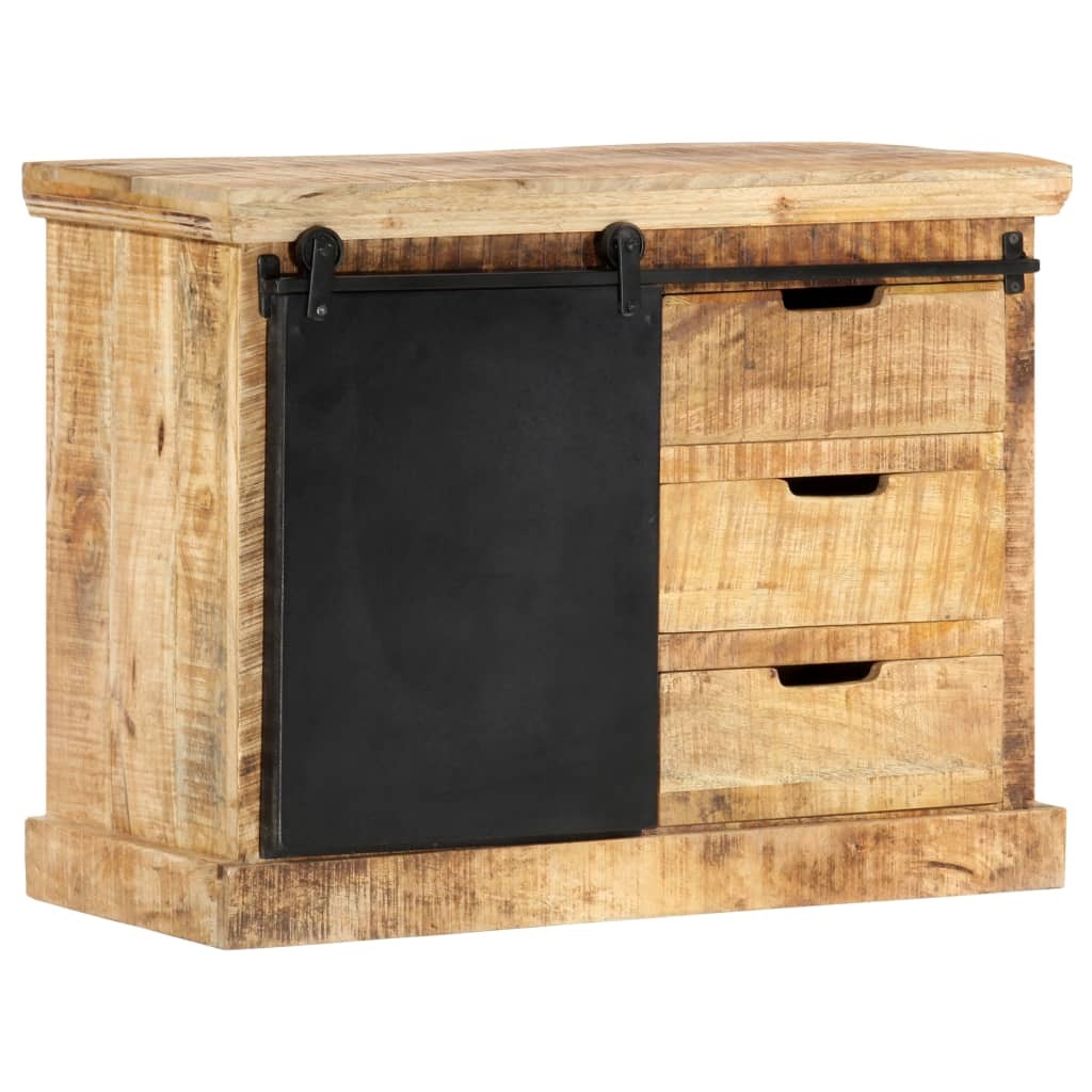 vidaXL Sideboard 31.5"x11.8"x23.6" Solid Mango Wood