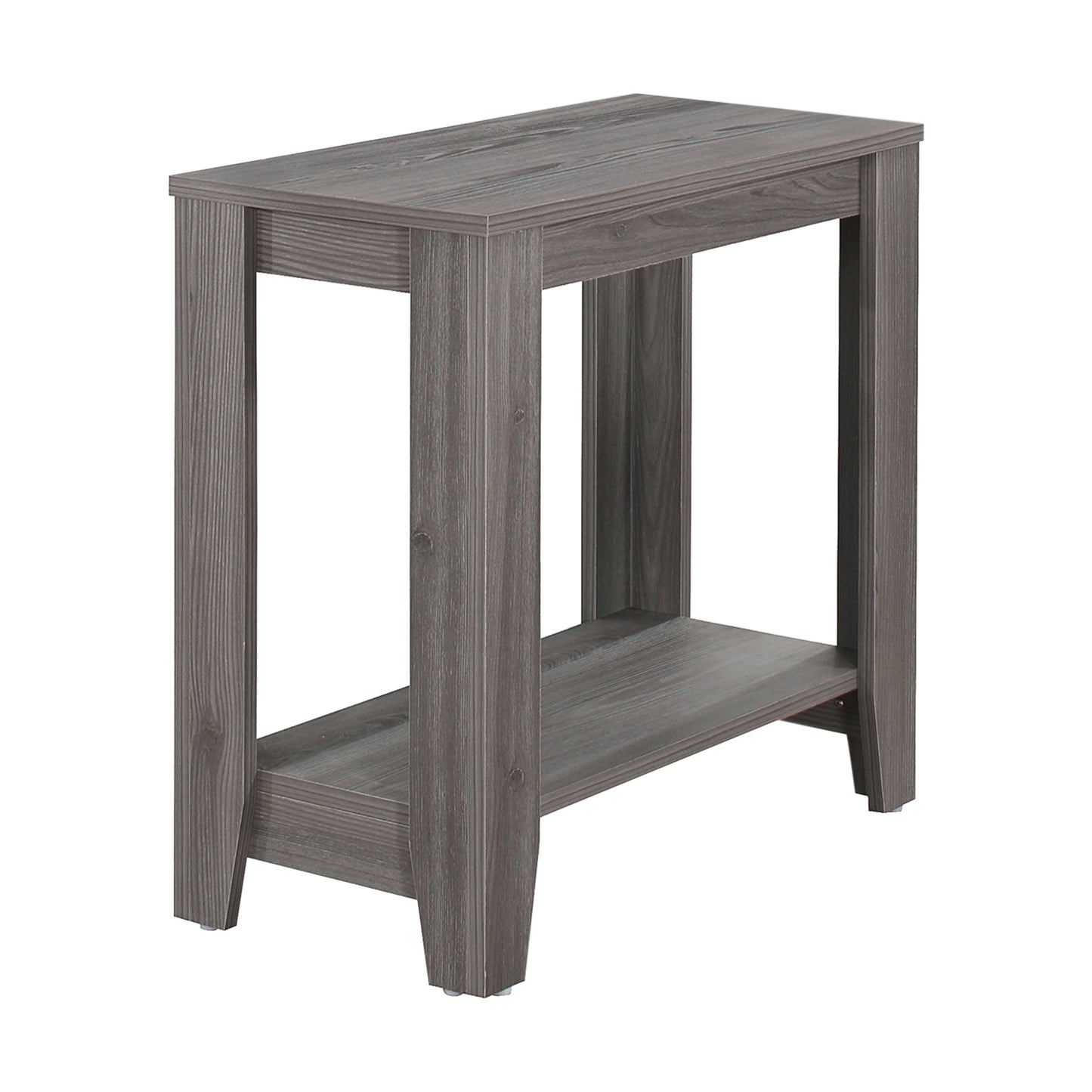 11.75" x 23.75" x 22" Grey Particle Board Laminate  Accent Table-0