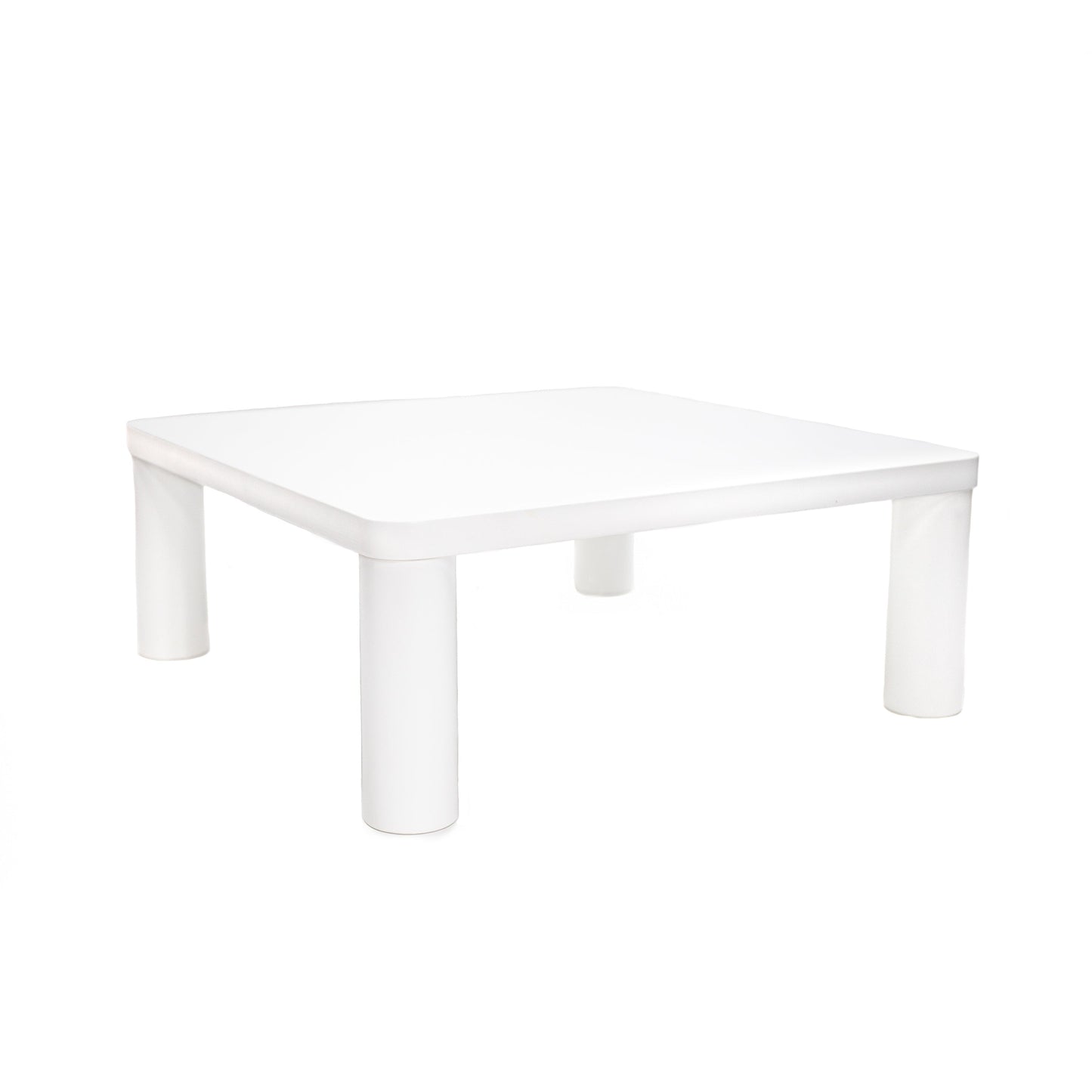 Modern Minimalist Cream White Coffee Table-0