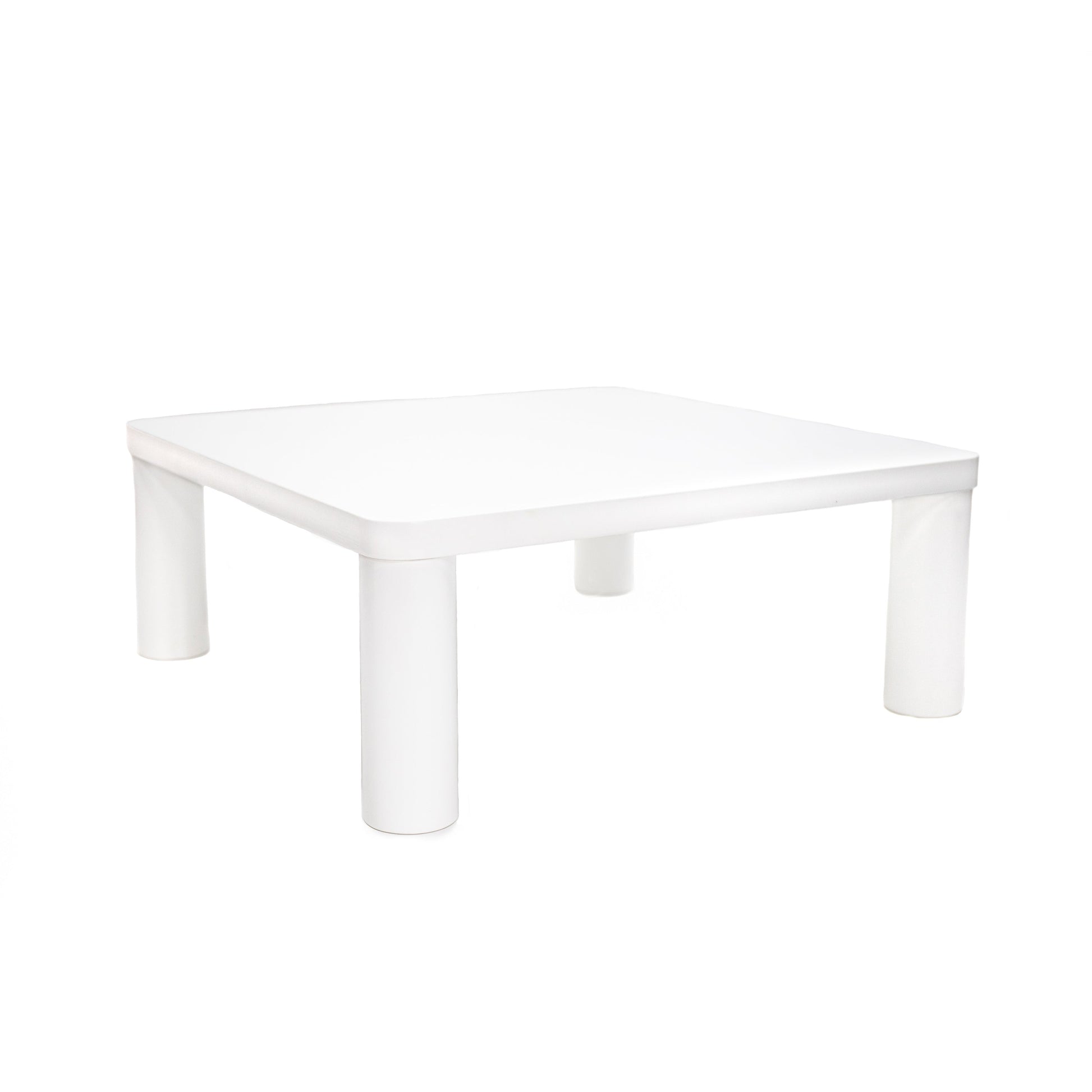 Modern Minimalist Cream White Coffee Table-0