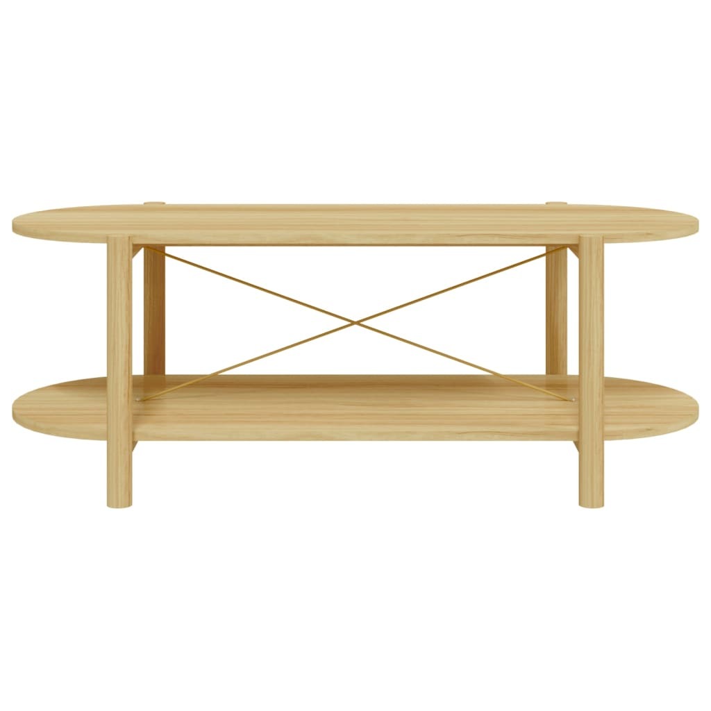 vidaXL Coffee Table 43.3"x18.9"x15.7" Engineered Wood