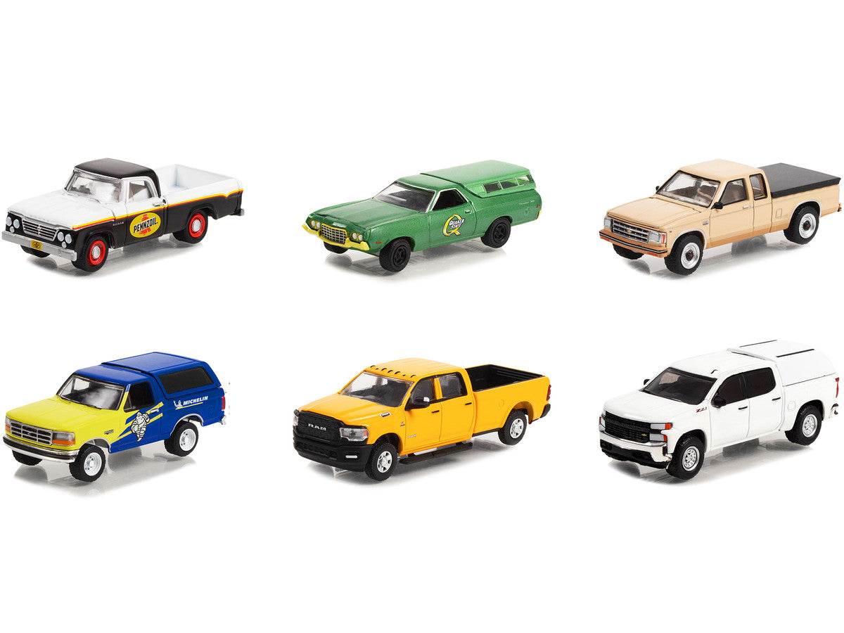 "Blue Collar Collection" Set of 6 pieces Series 11 1/64 Diecast Model Cars by Greenlight-1