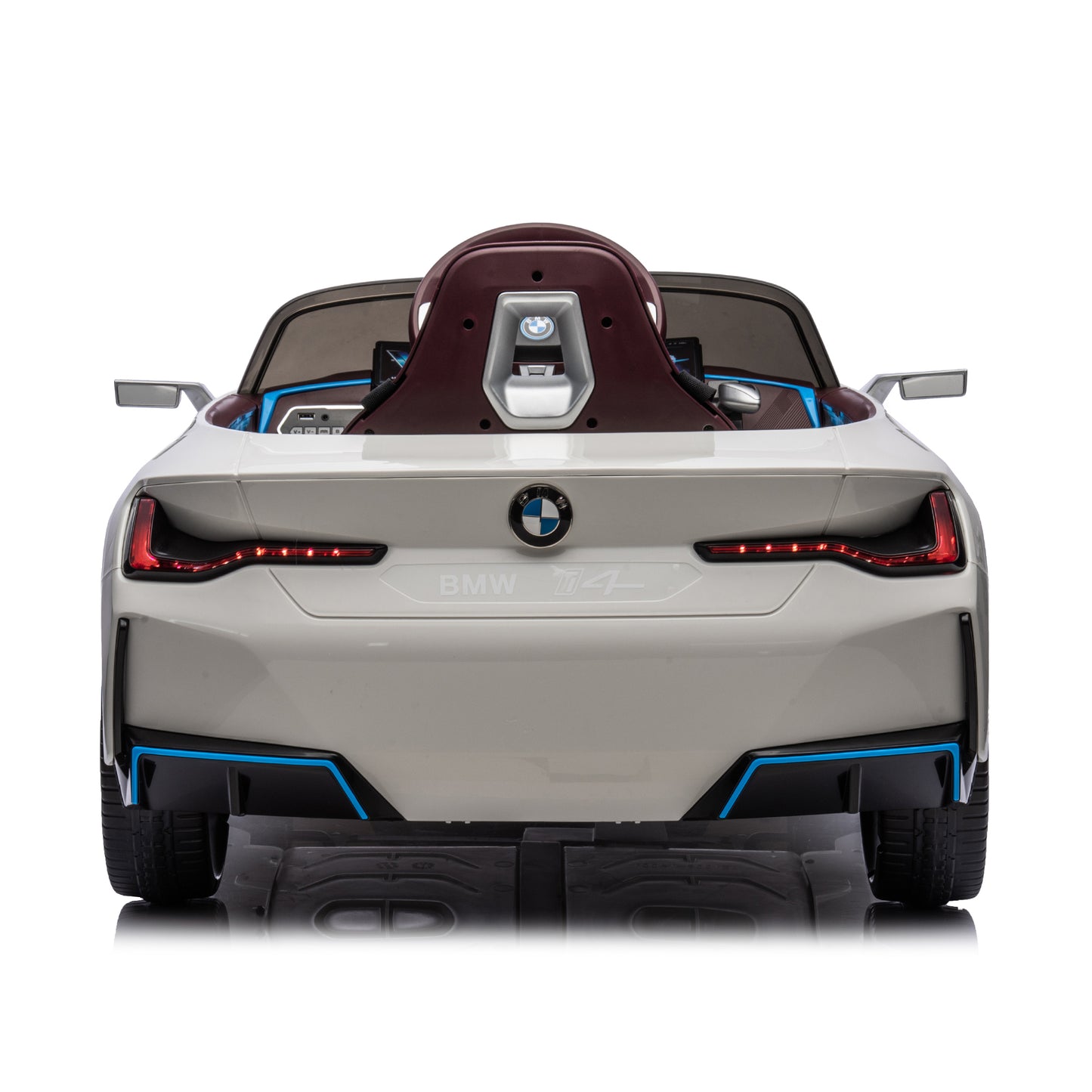 Licensed BMW I4,12v Kids ride on car 2.4G W/Parents Remote Control,electric car for kids,Three speed adjustable,Power display, USB,MP3 ,Bluetooth,LED light,Two-point safety belt,story