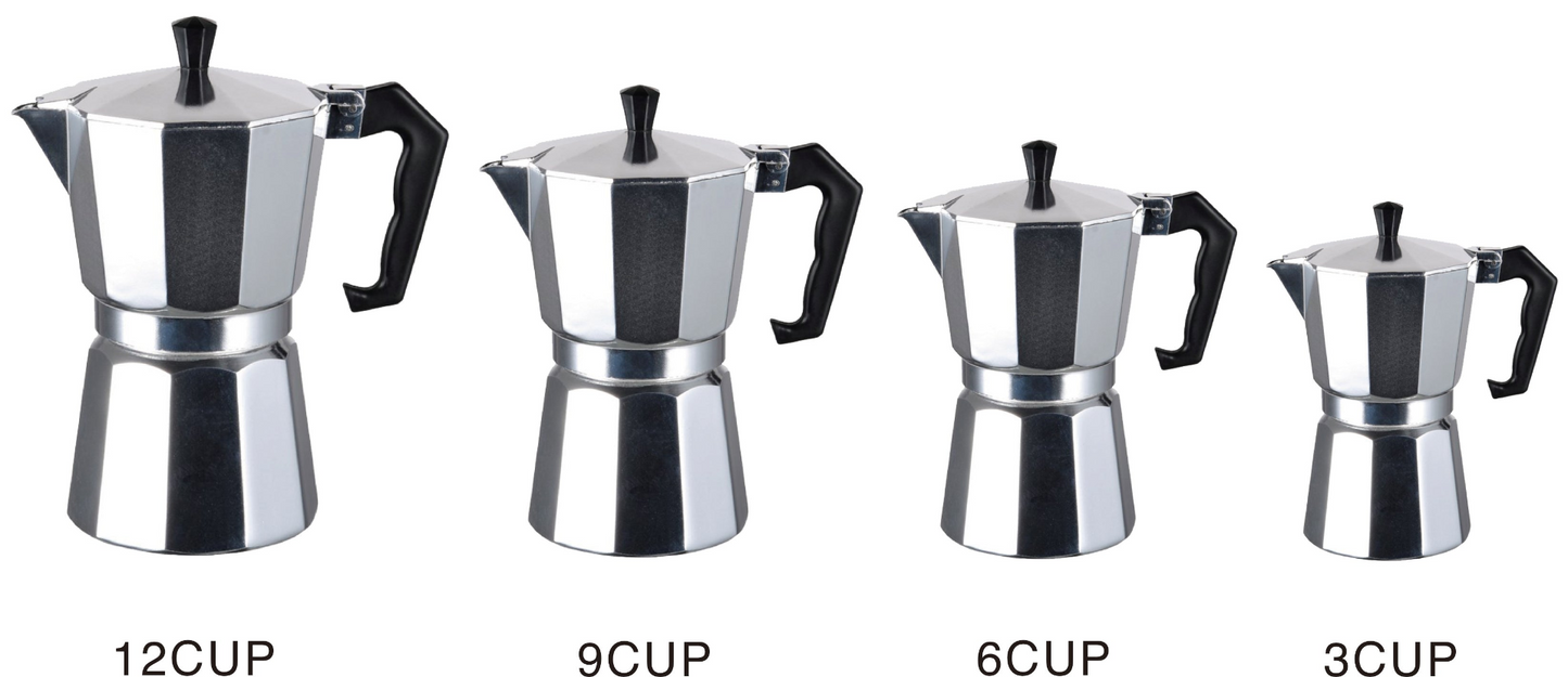 Aluminum Coffee Maker - 4 Sizes-4