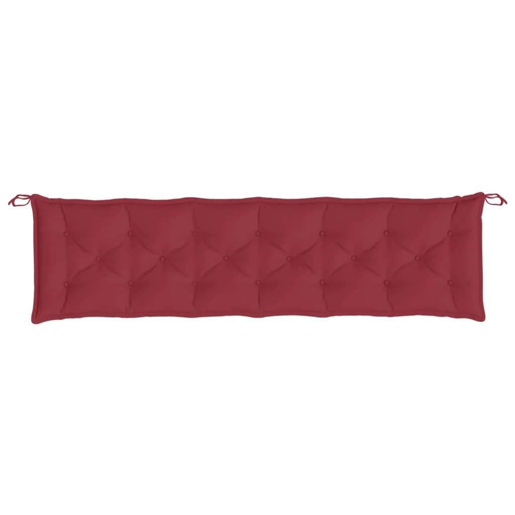 vidaXL Garden Bench Cushion Wine Red 78.7"x19.7"x2.8" Oxford Fabric