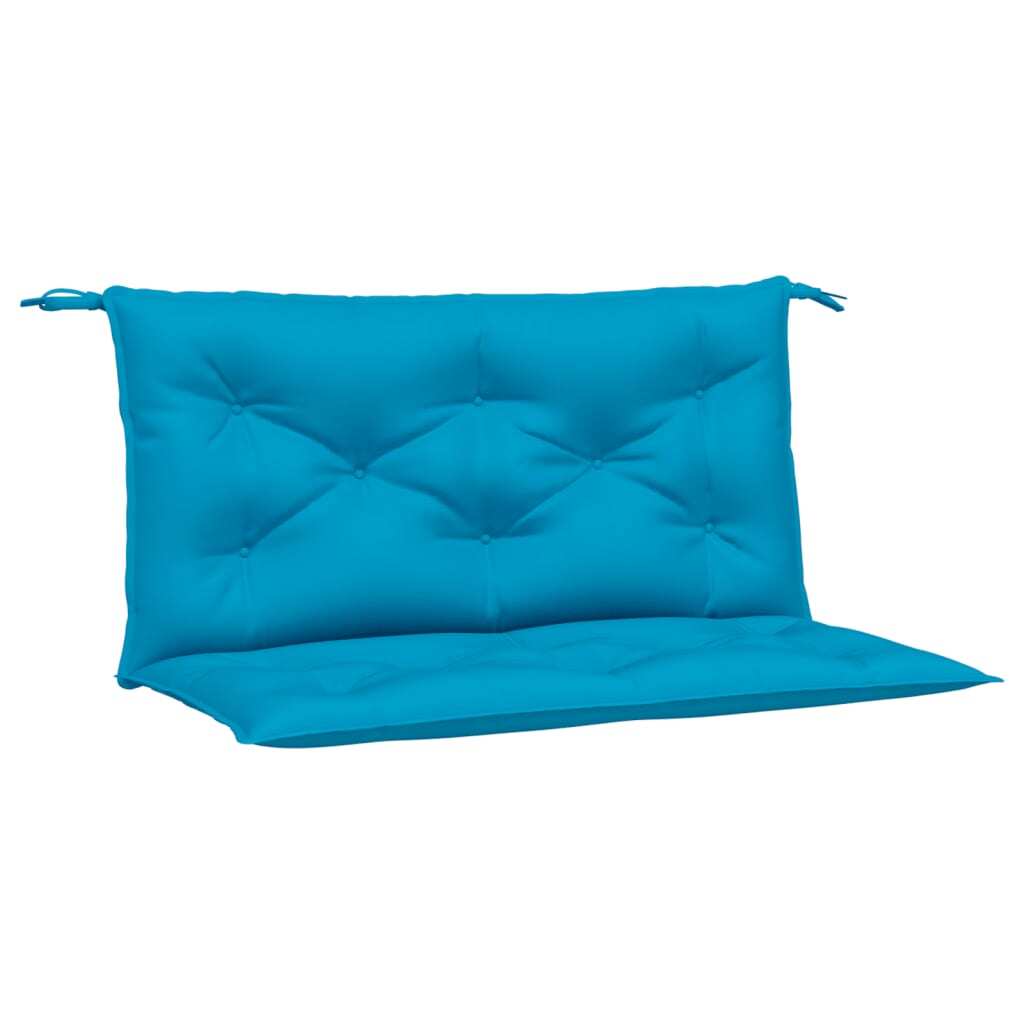 vidaXL Garden Bench Cushions 2 pcs Light Blue 39.4"x19.7"x2.8" Oxford Fabric