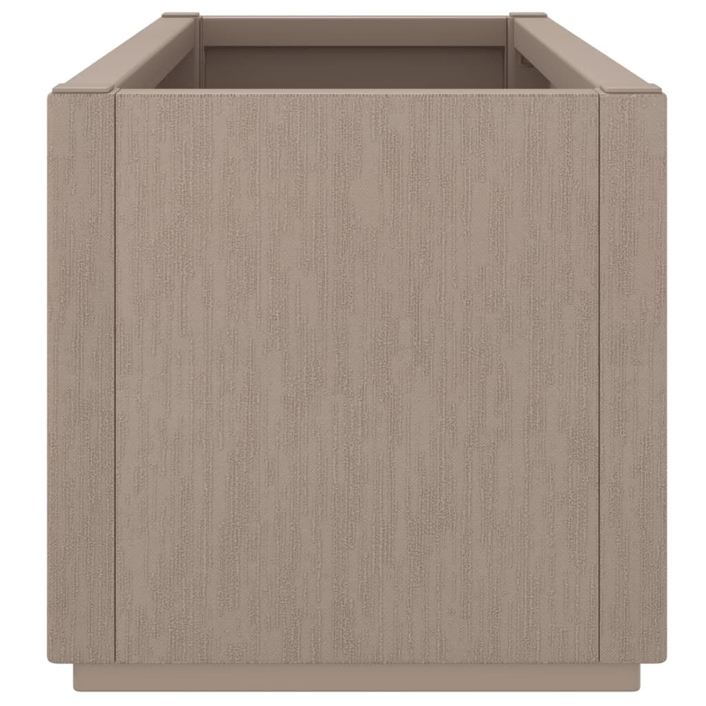 vidaXL Garden Planter Light Brown 31.5"x14.2"x13.8" PP