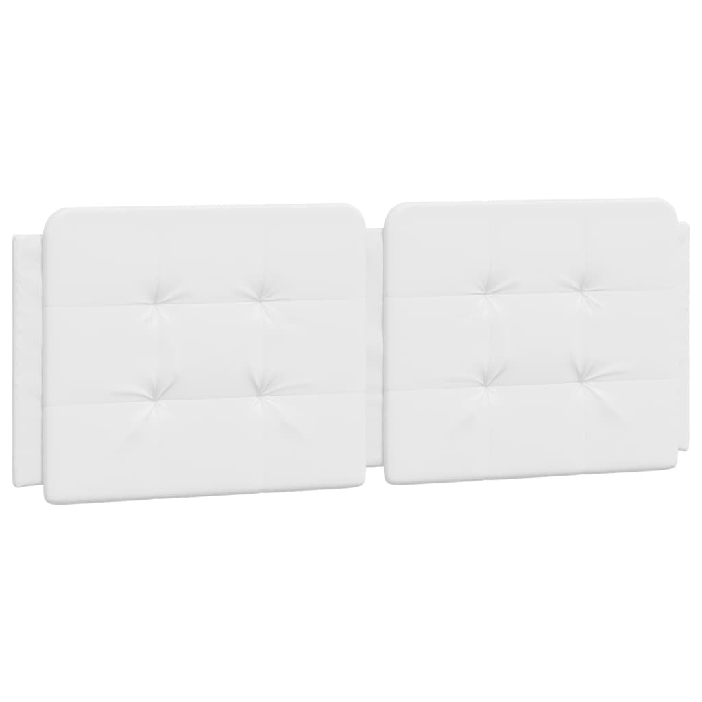 vidaXL Headboard Cushion White 53.9" Faux Leather