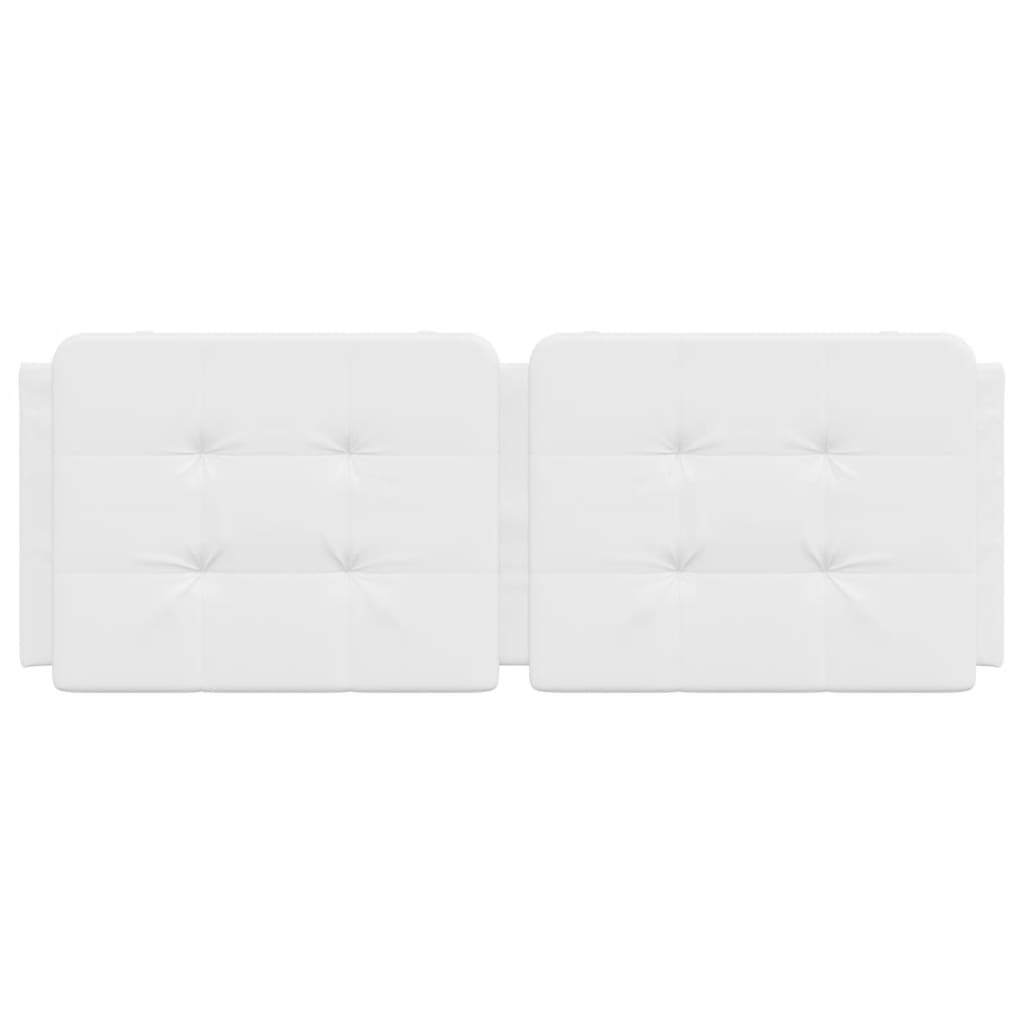 vidaXL Headboard Cushion White 53.9" Faux Leather