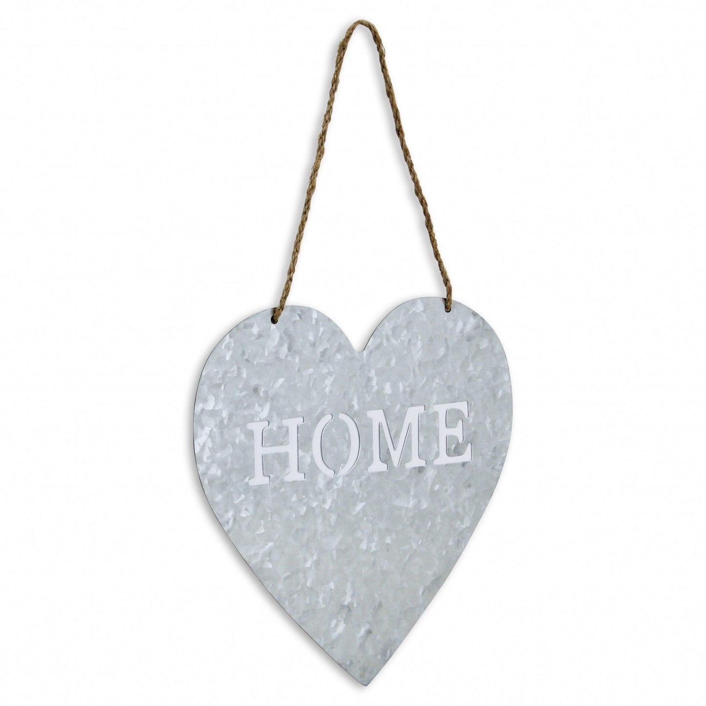 Home Gray Galvanized Cut Out Metal Wall Decor