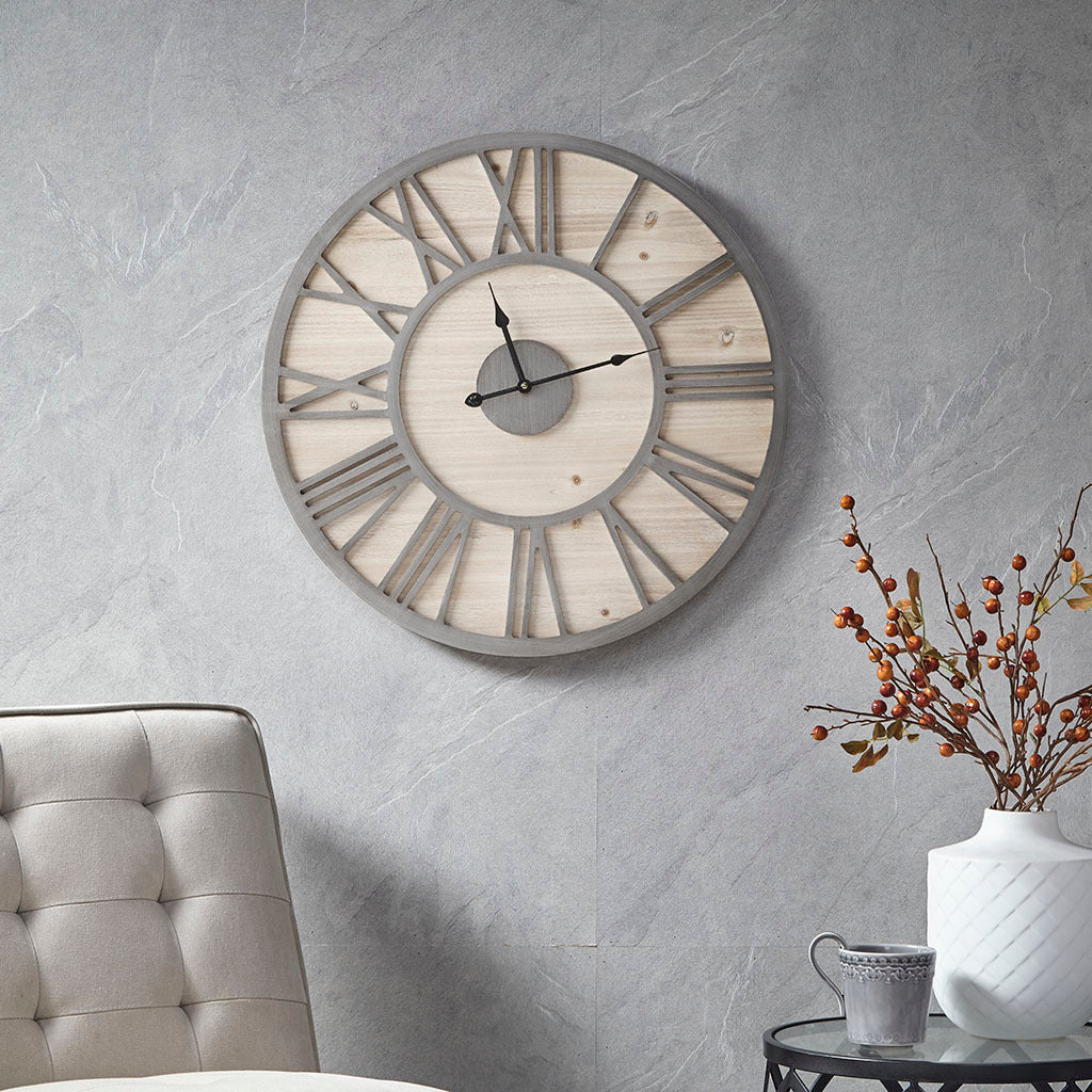 23.6" Wood Wall Clock