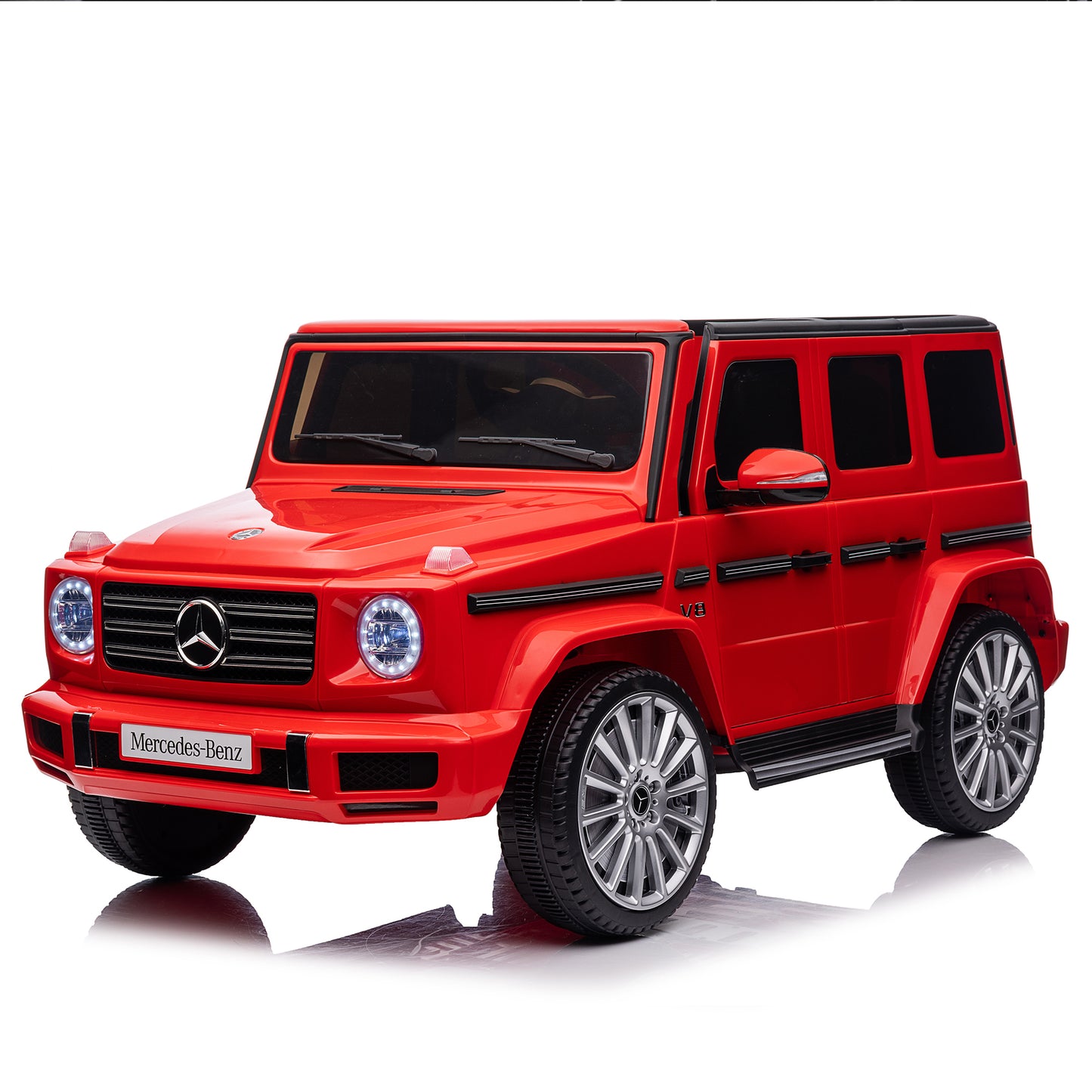 Licensed Mercedes-Benz G500,24V Kids ride on toy 2.4G W/Parents Remote Control,electric car for kids,Three speed adjustable,Power display, USB,MP3 ,Bluetooth,LED light,Three-point safety belt