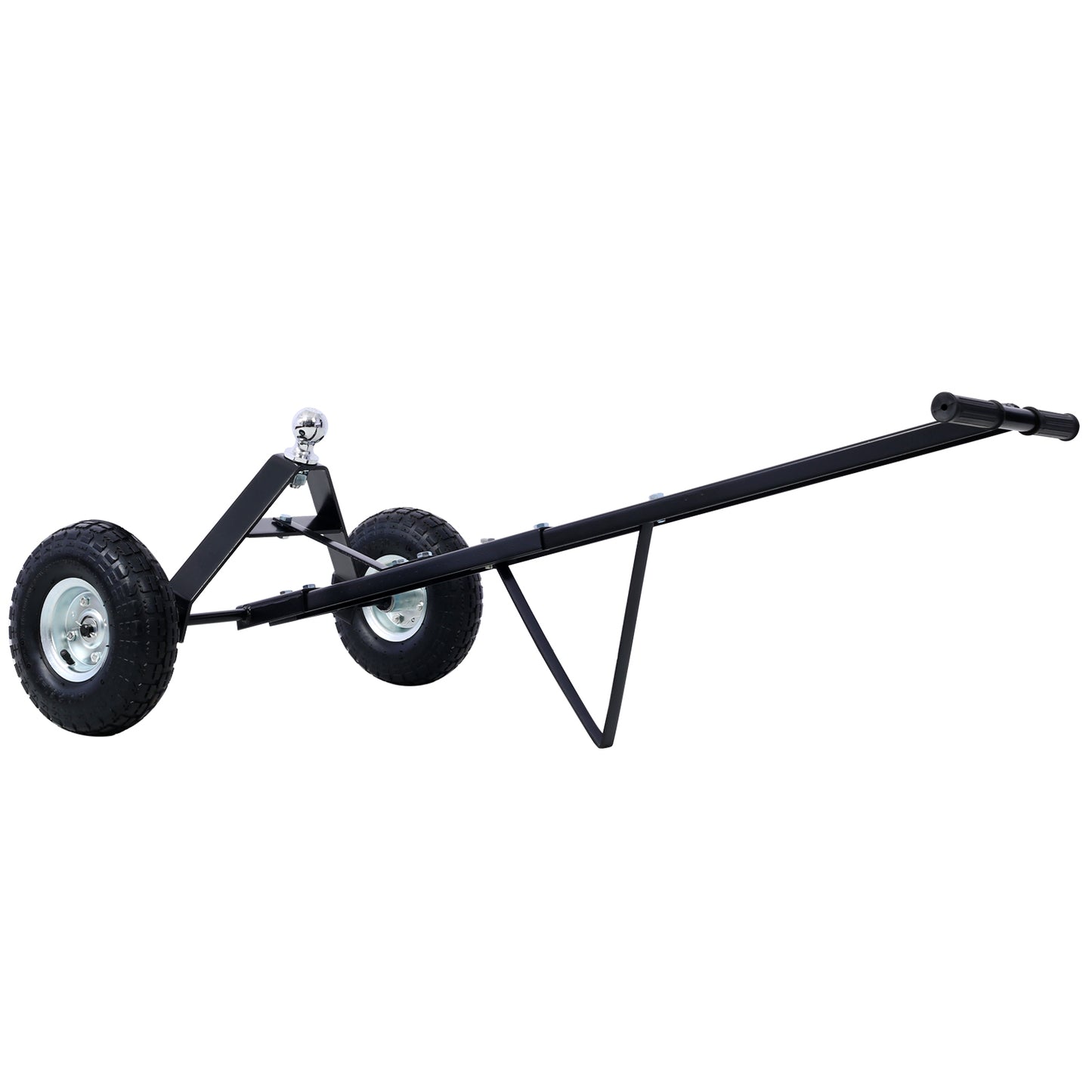 Trailer Dolly with Pneumatic Tires - 600 Lb. Maximum Capacity，black color